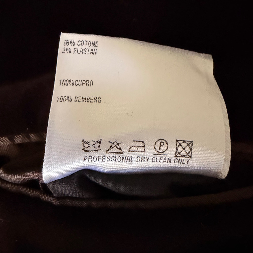 RARE - Caruso for Zero Camoshita Brown Velvet Suit - Handmade Italy - IT48/US38 - Picture 7 of 16
